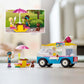 LEGO Friends Ice-Cream Truck Building Toy Pretend Play Gift for Kids Girls Boys Ages 4 and Up, Featuring Toy Van, Andrea & Roxy Mini-Dolls, Toy Dog