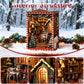 Book Nook Kit for Adults, DIY 3D Wooden Puzzle Miniature Booknook Kit with LED Sensor Light, Crafts Bookshelf Decoration Gift for Adults and Teens