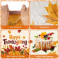 3 Pcs Happy Thanksgiving Tablecloths - Disposable Rectangle Fall Tablecloth, Plastic Pumpkin Table Cloth Maple Leaves Table Cover for Autumn