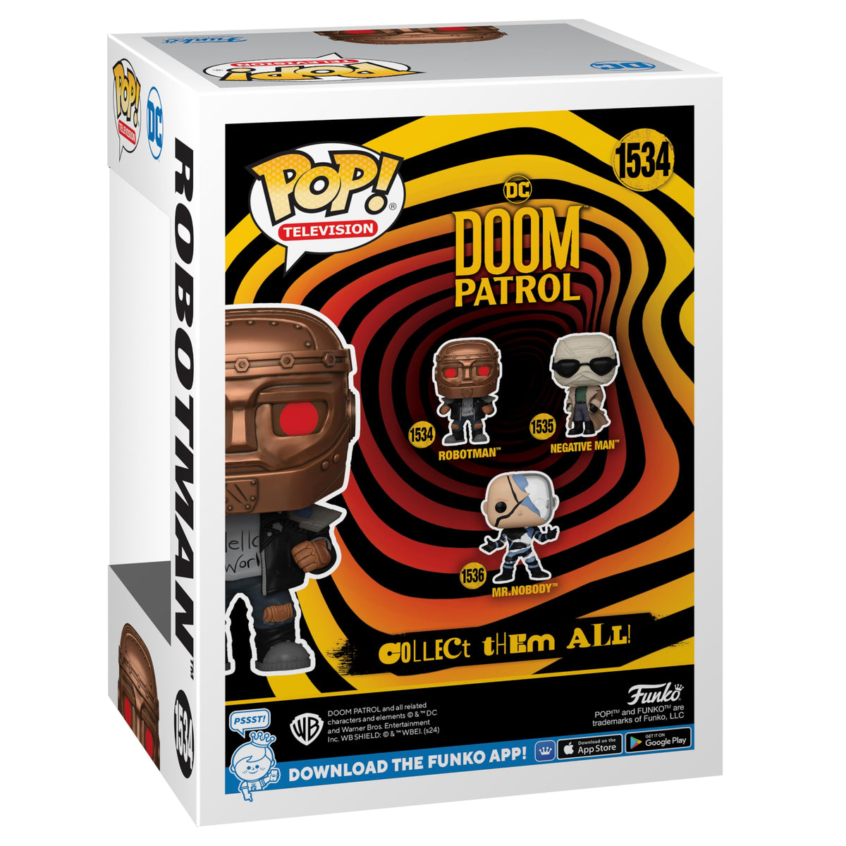 Funko POP! TV: Doom Patrol - Robotman - Collectable Vinyl Figure - Gift Idea - Official Merchandise - for Kids & Adults - TV Fans - Model Figure