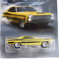 Hot Wheels American Steel Series '66 Ford 427 Fairlane 2/10, Yellow