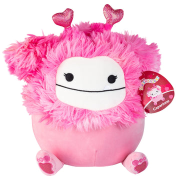 Squishmallows Original 10-Inch Caparinne Pink Bigfoot Plush Official Jazwares - Ultra Soft Collectible Stuffed Animal Toy - Cute Fuzzy Monster Plushie