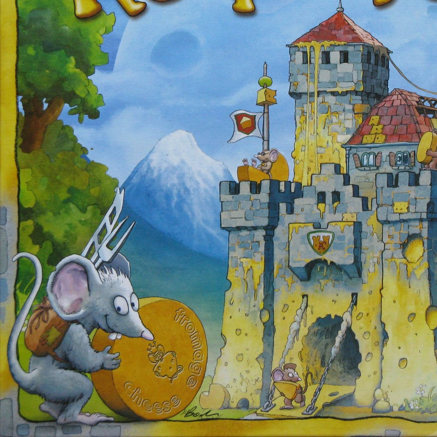 Rio Grande Games Château Roquefort Memory Board Game, Family Games Kids Ages 6+, 2-4 Players 30 Minutes