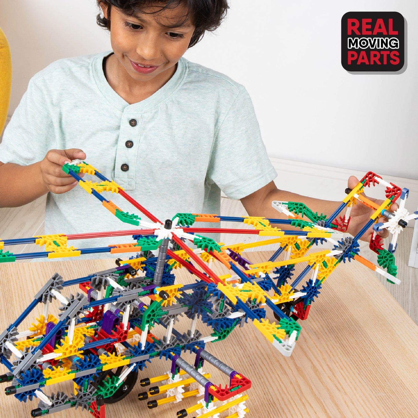 K'NEX - 100 Model Building Set ‚ 863 Pieces, STEM Building, Kid Construction Set‚ Ages 7+ - Amazon Exclusive