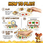 Point Games Grilled Cheese Madness Card Game - Fast-Paced Slap Card Game for Kids & Families - Fun Matching Game for Ages 6+ - 2 to 6 Players - Travel