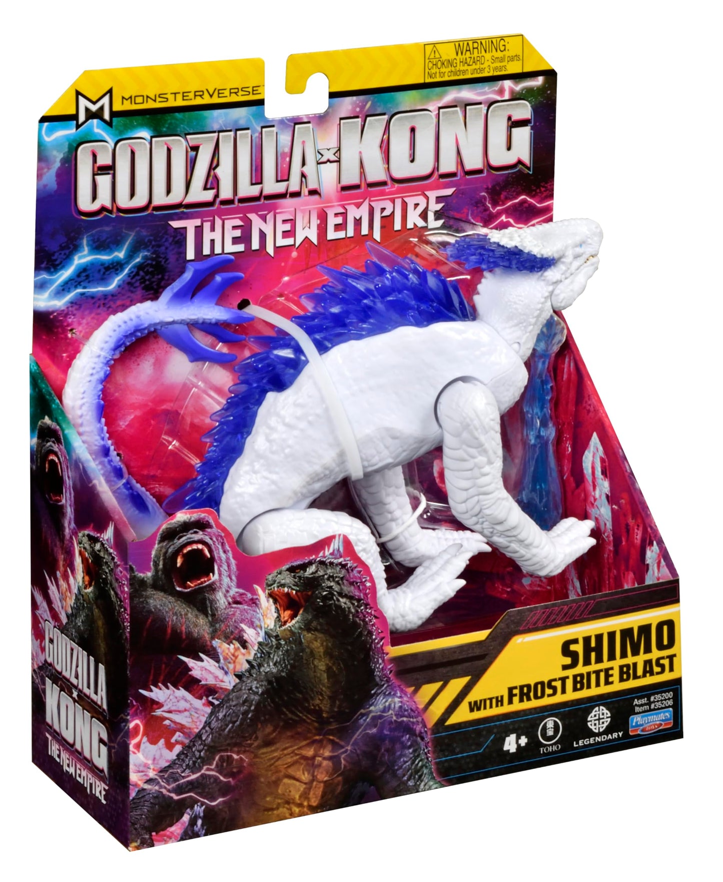 Godzilla x Kong Shimo (Ice Breath + Other Accessories) The New Empire Original Bandai 6" Action Figure