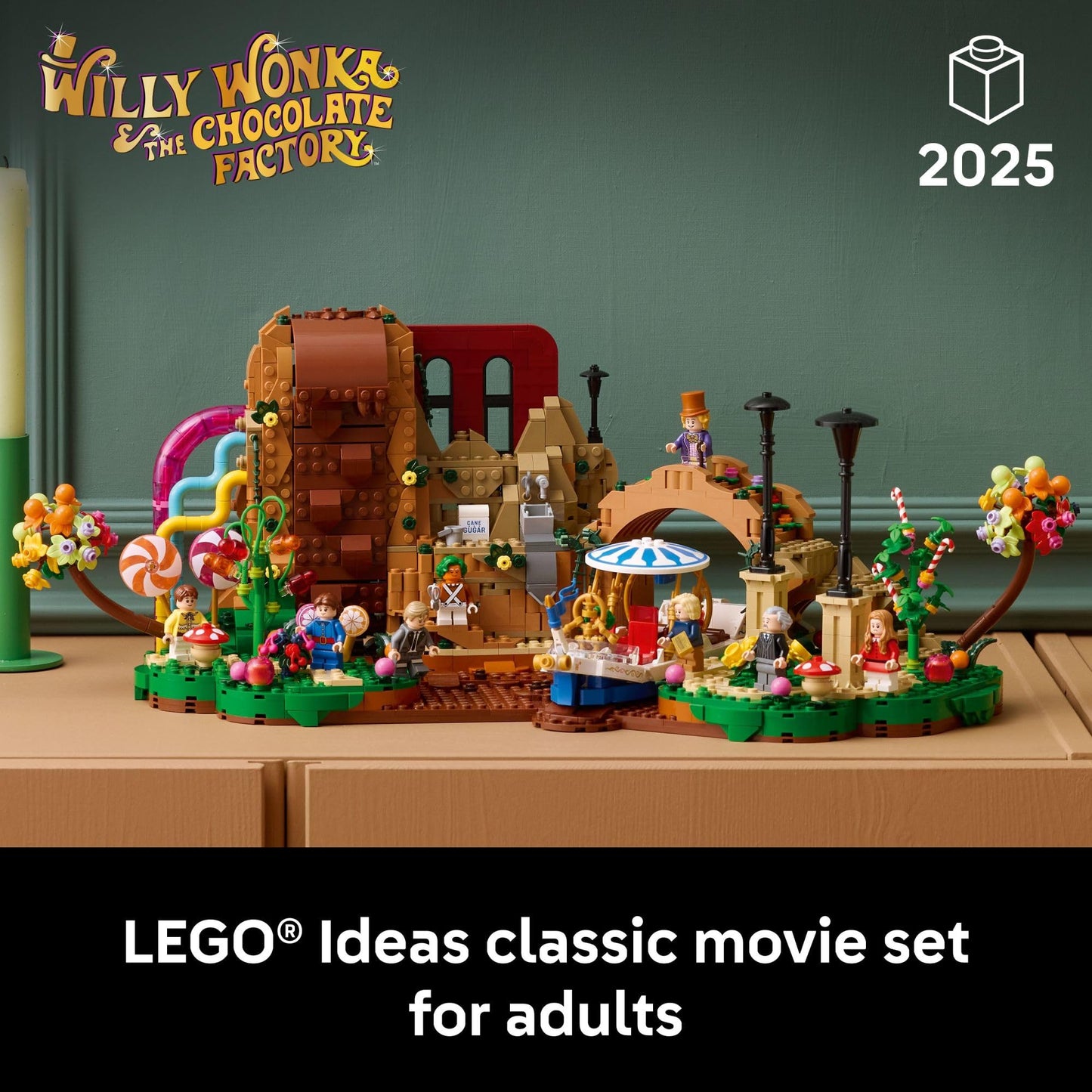 LEGO Ideas - Willy Wonka and The Chocolate Factory (2025 Pieces, 21360)