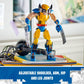 LEGO Marvel Wolverine Construction Figure 76257 Buildable Marvel Action Figure, Fully Jointed Marvel Collectible with 6 Claw Elements for Play
