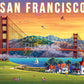 Boardwalk San Francisco 500 Piece Jigsaw Puzzle Golden Gate Bridge California Puzzles with Premium Box, Gift for Adults and Family 16"x20"