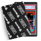 Ding Defend 4x6 Black Trading Card Shipping Protector 110 Pack - Sports Card Protectors Hard Plastic w/Rounded Corners, Hobby Shipping Shield for