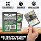 MayDay Games Premium Card Sleeves - 50 Count, Clear 90 Micron Thickness, Medium MTG Size (63.5 x 88 mm), Compatible with Magic: The Gathering & More