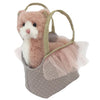 MON AMI Callie Kitty Stuffed Animal & Purse Set, 7" Girls Purse Gift Set