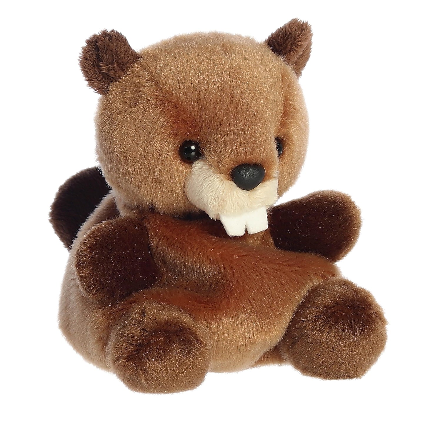 Aurora® Adorable Palm Pals™ Chewy Beaver™ Stuffed Animal - Fun Collectible Plush for Kids and Adult Collectors - Perfect for Decorating Rooms