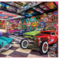 MasterPieces 750 Piece Jigsaw Puzzle for Adults and Family - Collector's Garage - 18"x24"