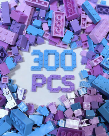 300 Pieces Friend Girls Building Bricks, Bulk Small Bricks for Building, Compatible with Lego Parts and Pieces, Creative Building Block Toys for Girls