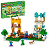 LEGO Minecraft The Crafting Box 4.0 21249 Building Toy Set, Custom-Build Playset Featuring Classic Bricks, Figures and Game Accessories, Model Guides