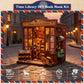 DIY Miniature House Kit, DIY Book Nook with LED Light | 3D Puzzles for Adults and Teens, Tiny House Building Kits for Bookshelf Decor, Relaxing Gift