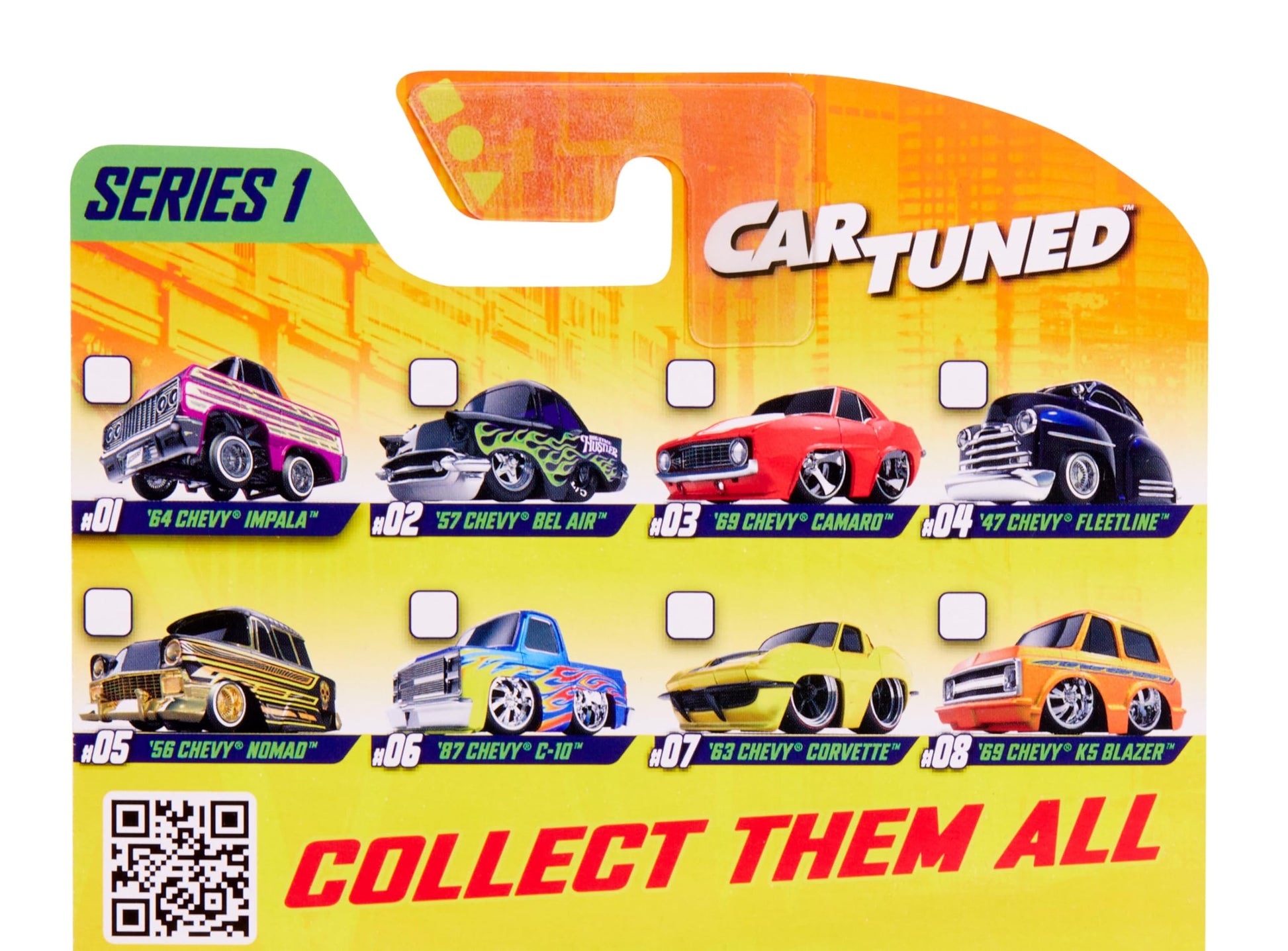 CarTuned Series 1-8 Pack, Diecast Vehicle, Ages 6+ Years