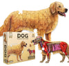 Dog Animal Anatomy Floor Puzzle | 100-Piece Double-Sided Jigsaw Puzzle | Large Floor Puzzle for Kids Ages 4-8, 3-5, 8-10 | Fun and Educational STEM