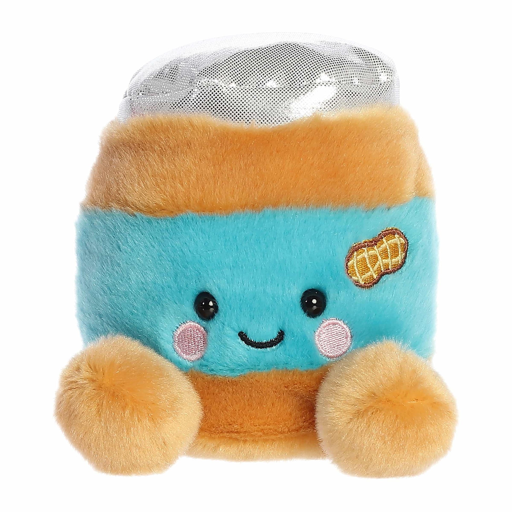 Aurora® Adorable Palm Pals™ Petey Peanut Butter™ Stuffed Animal - Fun Collectible Plush for Kids and Adult Collectors - Perfect for Decorating Rooms