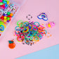 JIYAKO Rubber Band Bracelet Kit, 2500+ Loom Bands, Bracelet Making kit,Loom Elastic Bracelet Making kit