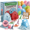 Bath Bombs for Kids with Surprise Toys Inside -12 Pack Dinosaur Bath Bombs Gift Set, Dino Egg Bubble Bath Fizzies, Dinosaur Toys for Kids 3 4 5 6 7 8