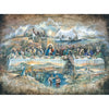 Bits and Pieces - Last Supper Jigsaw Puzzle for Adults - Religious Artwork by Artist Ruane Manning - Unique Random-Cut Pieces with Durable