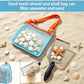 Beach Mesh Shovel with Mesh Beach Bag for Shells Collecting and Filter Sand