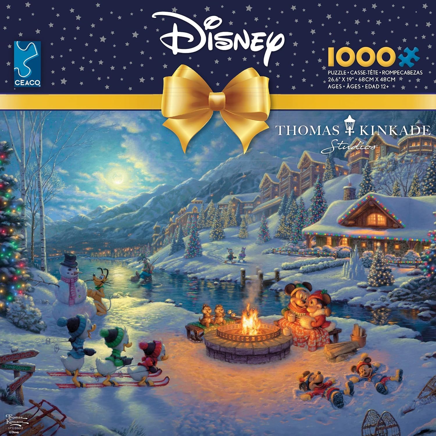 Ceaco - Thomas Kinkade Disney - Mickey and Minnie - 1000 Piece Puzzle
