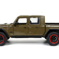 Jada Just Trucks 1:24 2020 Jeep Gladiator Die-cast Car Brown with Tire Rack, Toys for Kids and Adults