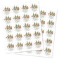 2"" Round Woodland Animals Thank You Favor?Stickers (40 Labels) (Pine Trees)