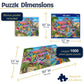 White Mountain 1000 Piece Jigsaw Puzzle Summer Beach Shop, Surf Shack