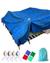 Blanket Fort Building Kit for Kids, Make a Portable Playhouse, Magic Play Tent Boys Girls Indoor Outdoor Build Set, STEM Children Toy, Best Gift
