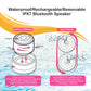 Inspired Living Inflatable Pool Pong Float with Bluetooth 5 IPX7 Waterproof Speaker, Cup Holders, Integrated Cooler, Floating Pool Game Table