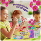 Paint & Plant Flower Garden Kit for Kids - Stoneware Pots, Seeds, Paint Set