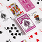 Bicycle - Jeu Rider Back Coloured Deck of Cards, Purple, Small (The United States Playing Card Company 10044868)