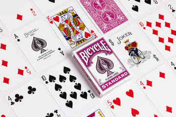 Bicycle - Jeu Rider Back Coloured Deck of Cards, Purple, Small (The United States Playing Card Company 10044868)