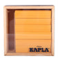 KAPLA 40 Squares Yellow - Wooden Construction Set - 40 Yellow Colored Building Planks - for Ages 3+