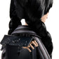 Monster High Wednesday Doll and Accessories, Wednesday Addams Collectible in Nevermore Academy Uniform with Thing and Backpack, Doll Stand