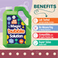 67 OZ Iridescent Bubble Solution Refill | Non-Toxic Pre-Mix Bubble Refill Solution No Mixing or Measuring Required | Bubbles for Kids | Bubbles Bulk |