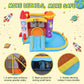 Whubefy Inflatable Bounce House for Kids 3-6, Bouncy House with Ball Pit Pool, Jumping Castle with Blower for Kids,Space Theme Play House 112x98.4 in