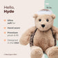 Bearington Hedgehog Stuffed Animal: Tan and Brown Ultra-Plush Faux-Fur, Premium Fill, Hand-Sewn Details; Perfect Birthday for Nature Fans and Kids