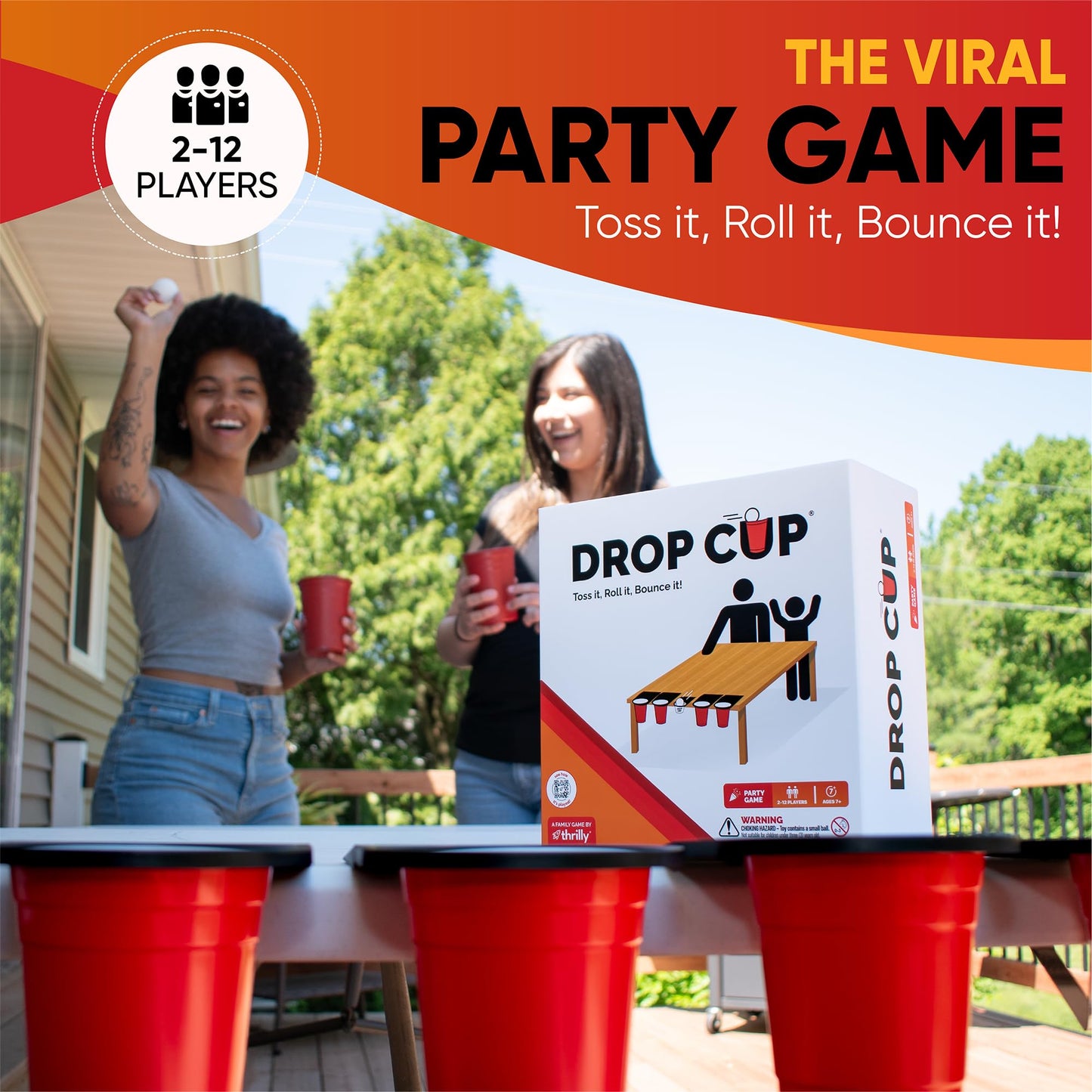 The Addictive Clip and Play Table Pong Game for All Ages - Transform Any Surface Into a Party Zone | Ideal for Family Fun, Parties, and Gifts