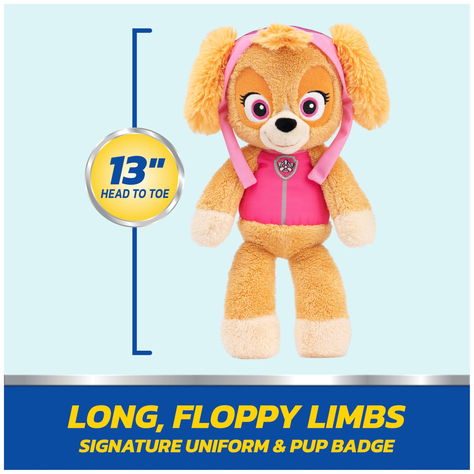 GUND PAW Patrol Skye Take Along Buddy 13-Inch Plush for Ages 1+