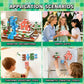 QiqoPoyee Magnetic Building Blocks Set, 180PCS Magnetic Tiles for Kids, Upgraded Mini Magnetic Cubes, STEM Magnet Tiles Toys,Magnetic Blocks Birthday