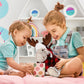 DolliBu Super Soft Plush Red Plaid Outfit Moose - Adorable Playtime Zoo Moose Plush with Clothes, Cute Wildlife Cuddle Gift - 9 Inches