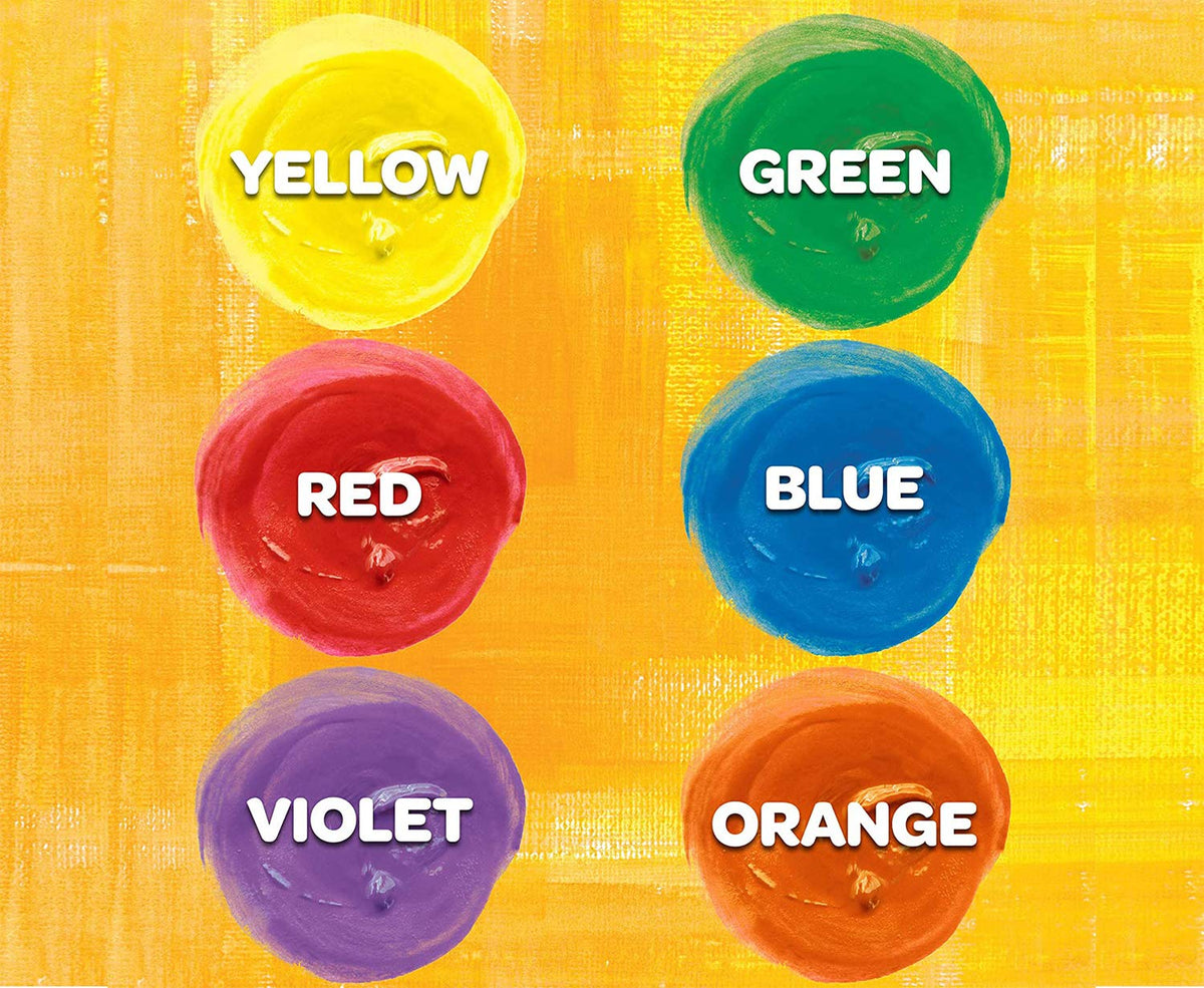 Crayola Washable Kids Paint, 6 Count, Kids At Home Activities, Painting Supplies, Gift, Assorted