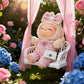 CiuZikGok Doll Clothing Set (No Doll), Cute Bow, Crossbody Bag, Dress, Suitable for 15-17cm Dolls, Outfit Accessory Set for Unique Styling (Pink-C)