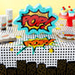 Blue Panda 3-Pack (3 Tablecloths) Comic Book Party Decorations Tablecloths | Disposable Plastic Superhero Table Covers | Waterproof Spill Protection