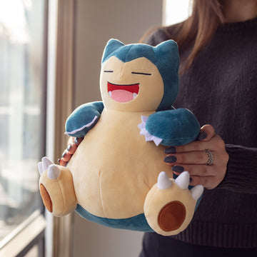 Pokemon 12" Large Snorlax Plush - Officially Licensed - Generation One - Authentic 12-inch Soft Stuffed Animal Toy Figure - Holiday Christmas Stocking